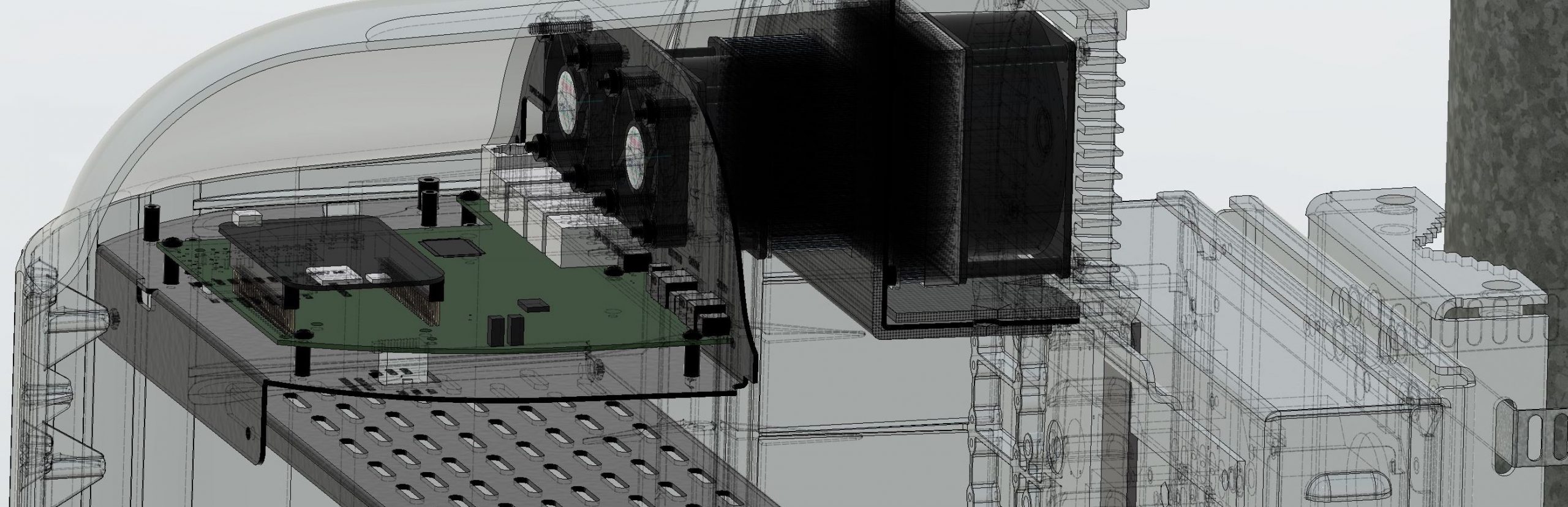 XCold Self Cooling Enclosure Wireframe