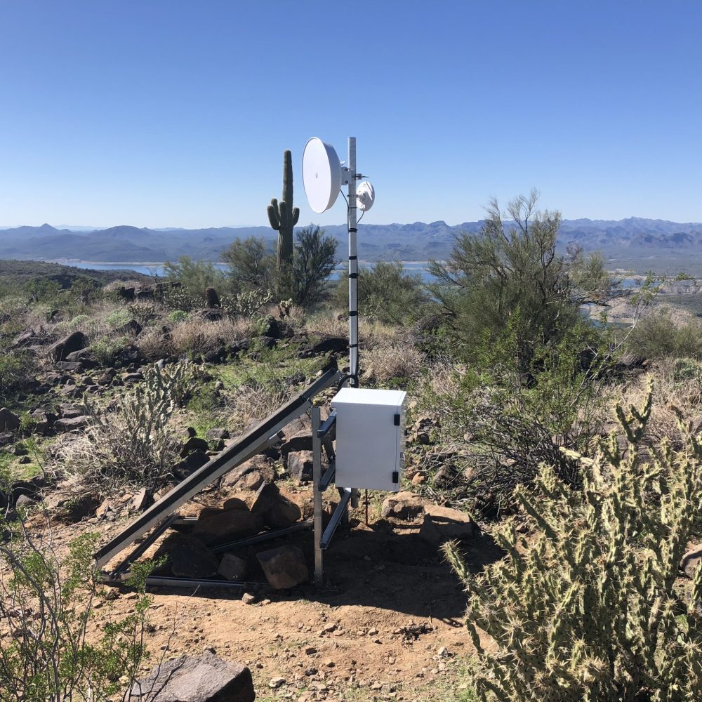 Off-Grid Solar System Power Live Webcams for AZGFD