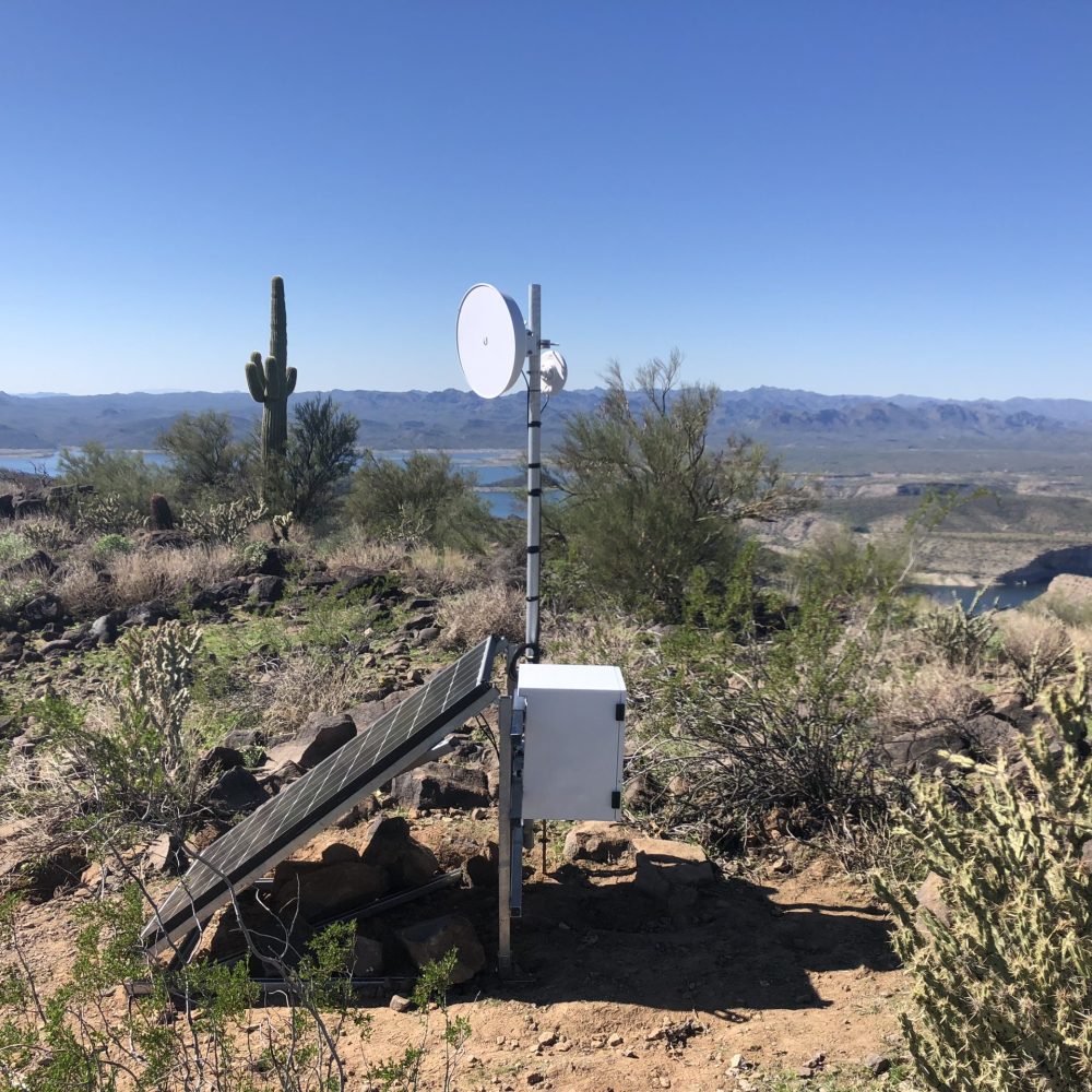 Off-Grid Solar System Power Live Webcams for AZGFD